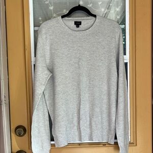 J.CREW Light weight cotton-cashmere Oatmeal Crewneck Sweater